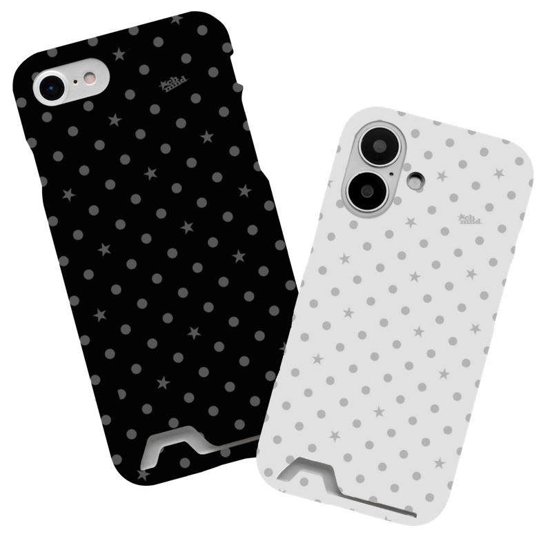 kchmnd（キッチマインド）の「スタードットカードポケットフォンケース（スマホグッズ/小物）」
