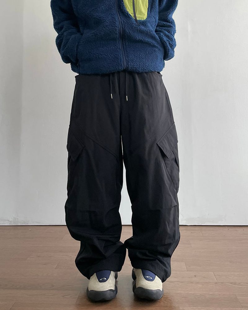 Winter Nylon Cargo Pants