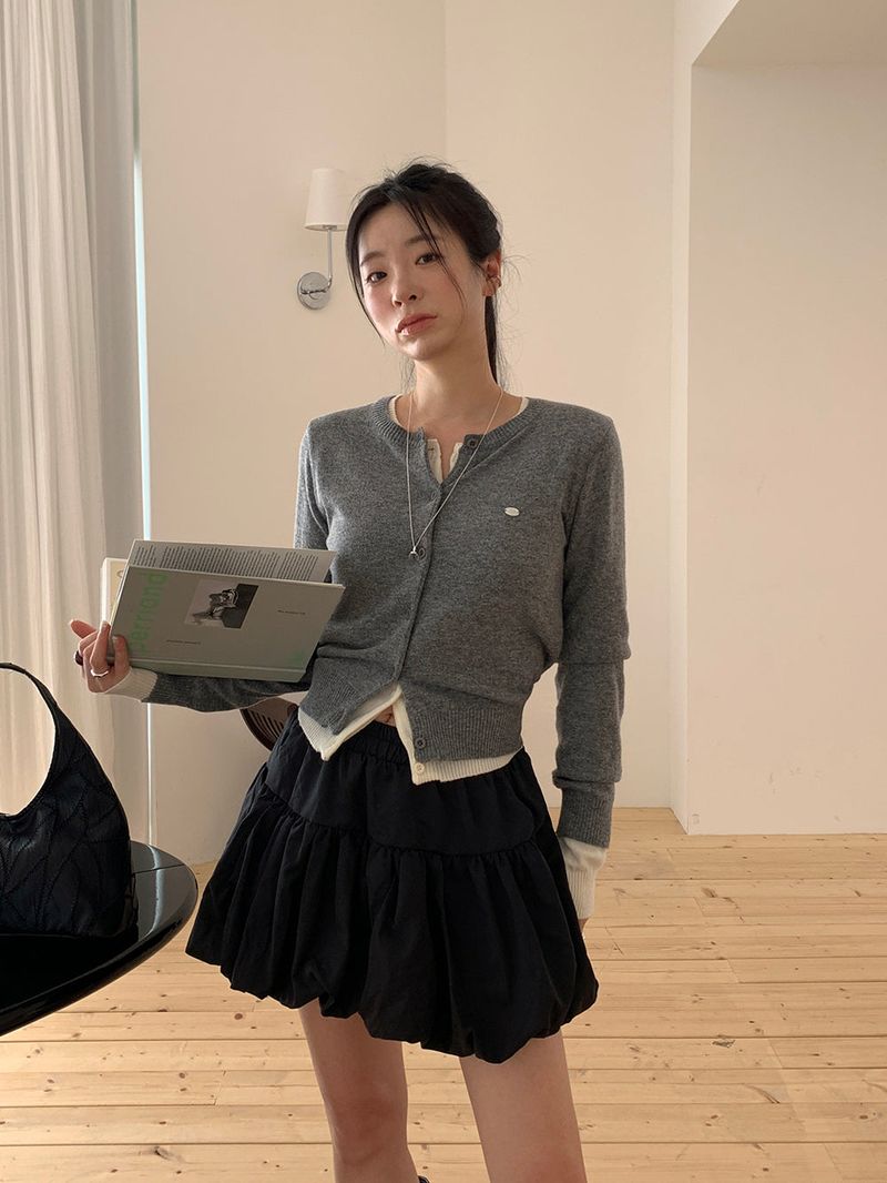 [MADE] MIETTE CASHMERE ROUND CARDIGAN