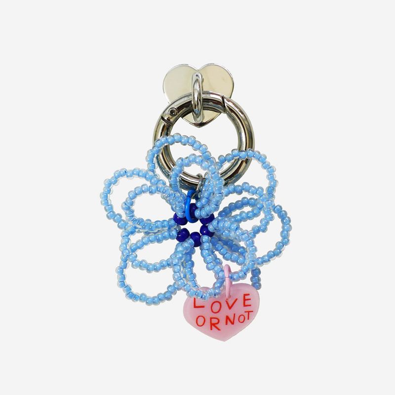 Love or not（ラブオアノット）の「[MADE]Sky Flower Bead Keyring&Tok（Smartphone Accessories）」