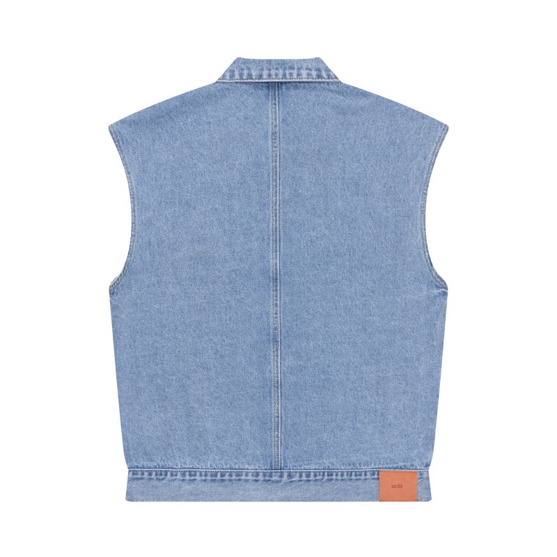 LOOSE FIT DENIM VEST code 21013