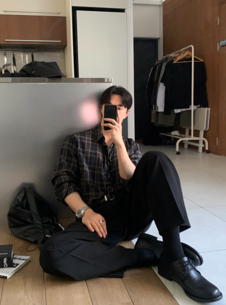 Ever Ranger Round Tuck Side Banding Semi-Wide Slacks