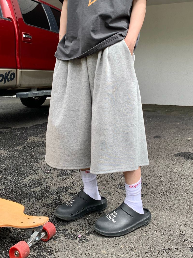 Double Cream 7-quarter Bermuda Pants 5C