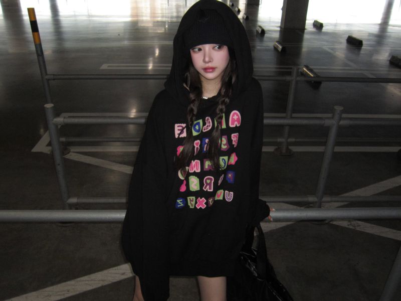Alphabet hoodie