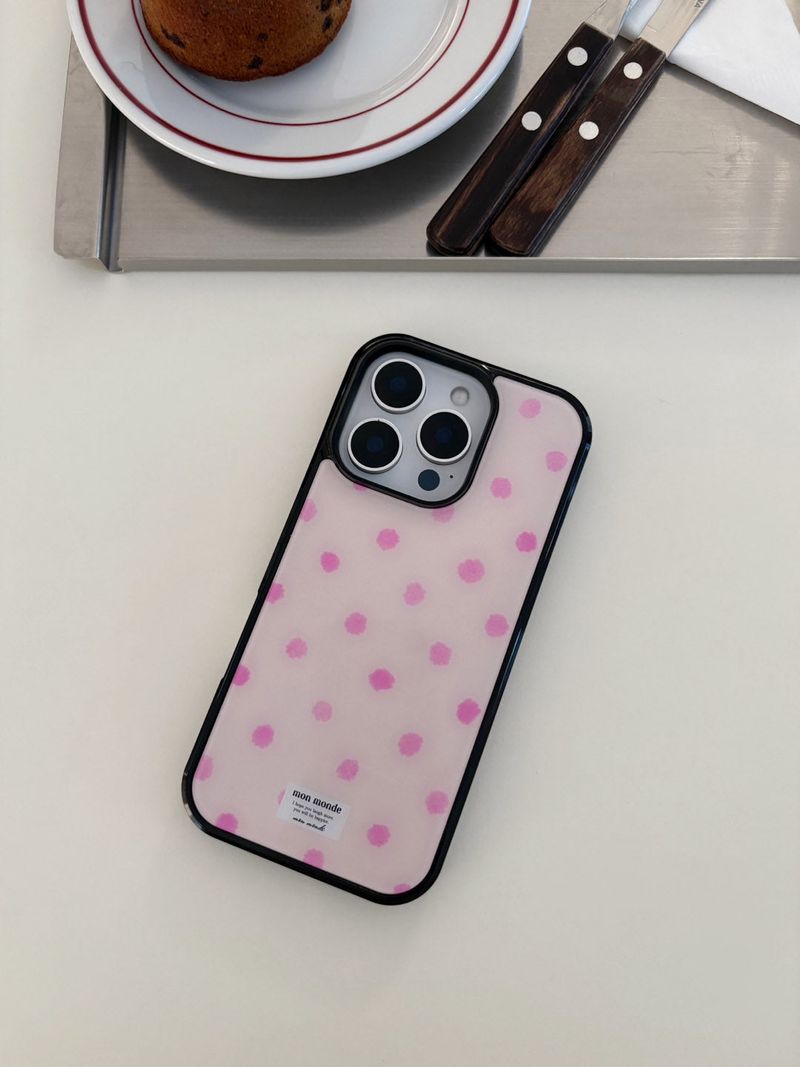 pink dot phone case