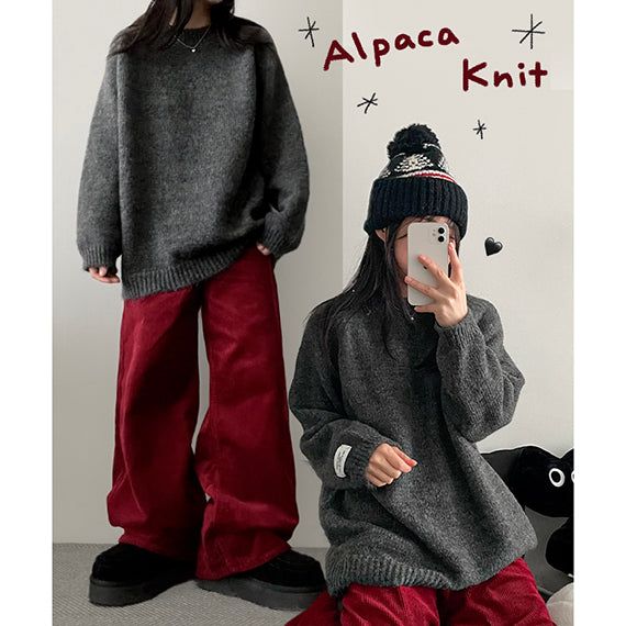 Fromm Sleeve Tab Alpaca Knitwear