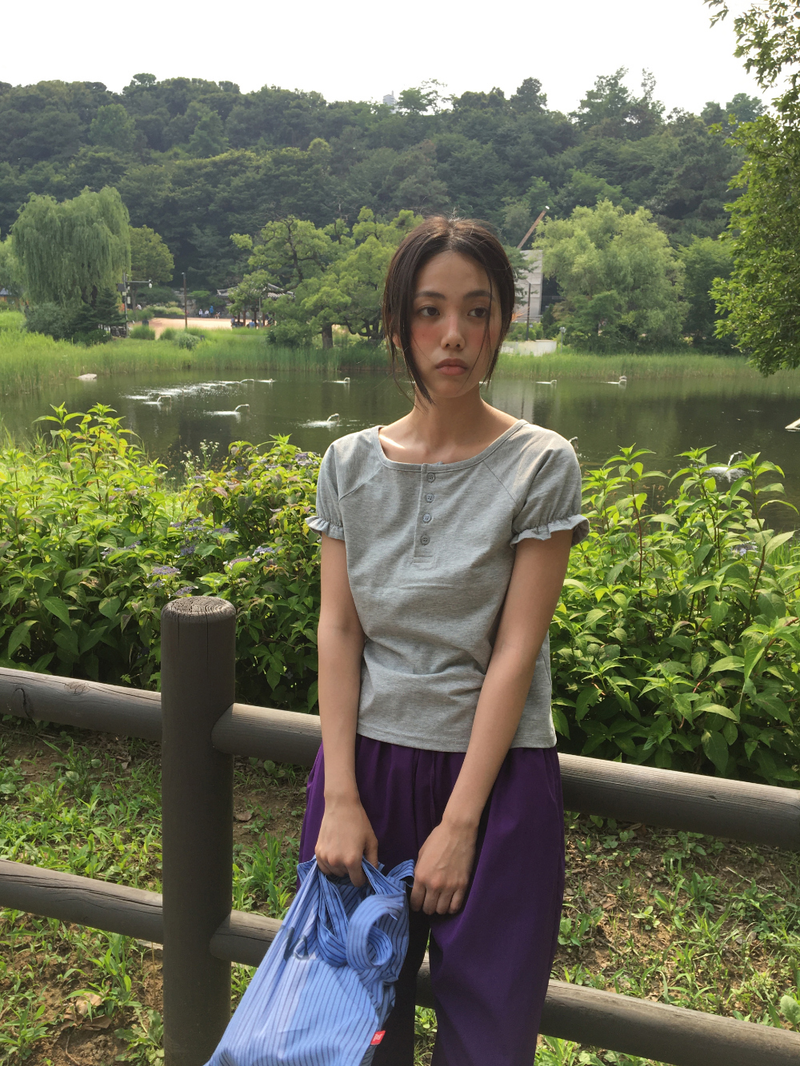 Park Wood String Pants (3color)