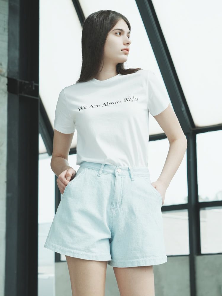 W1011 LINEN DENIM SHORT_LIGHT BLUE