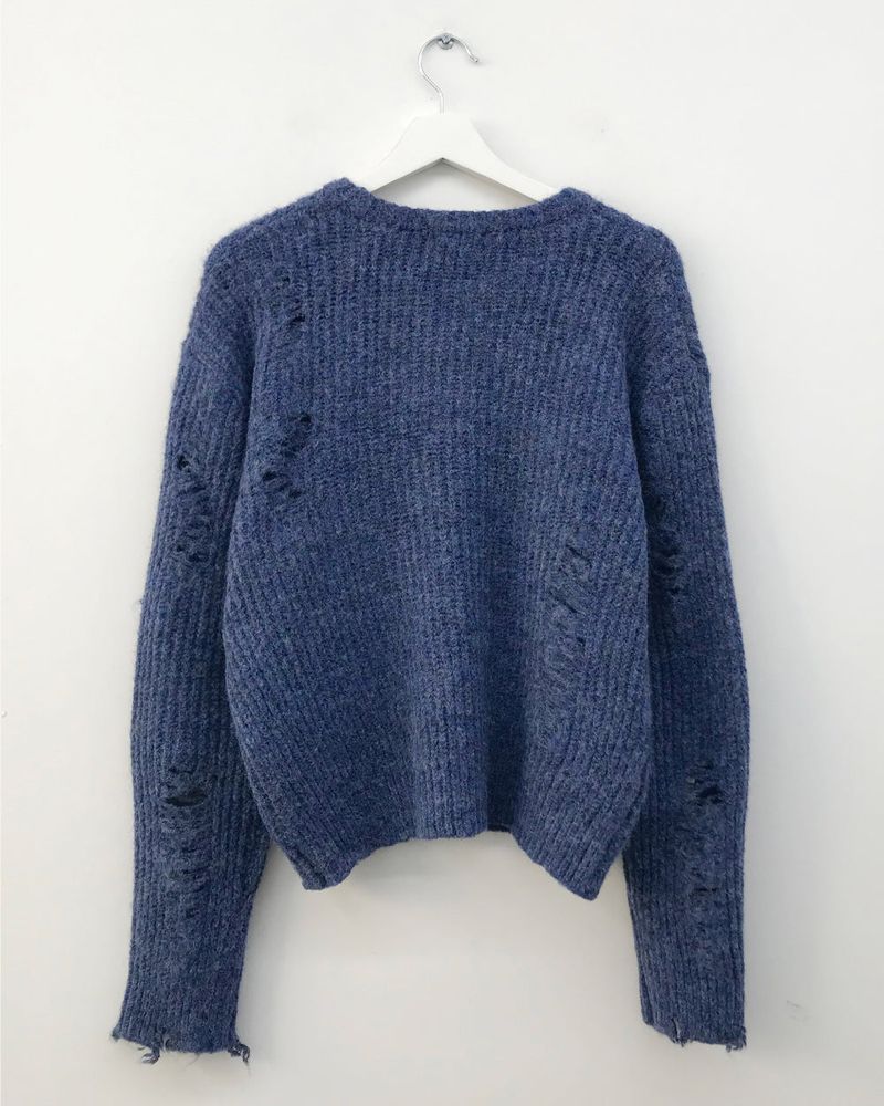 Wool Touch Grunge Knit (4color)