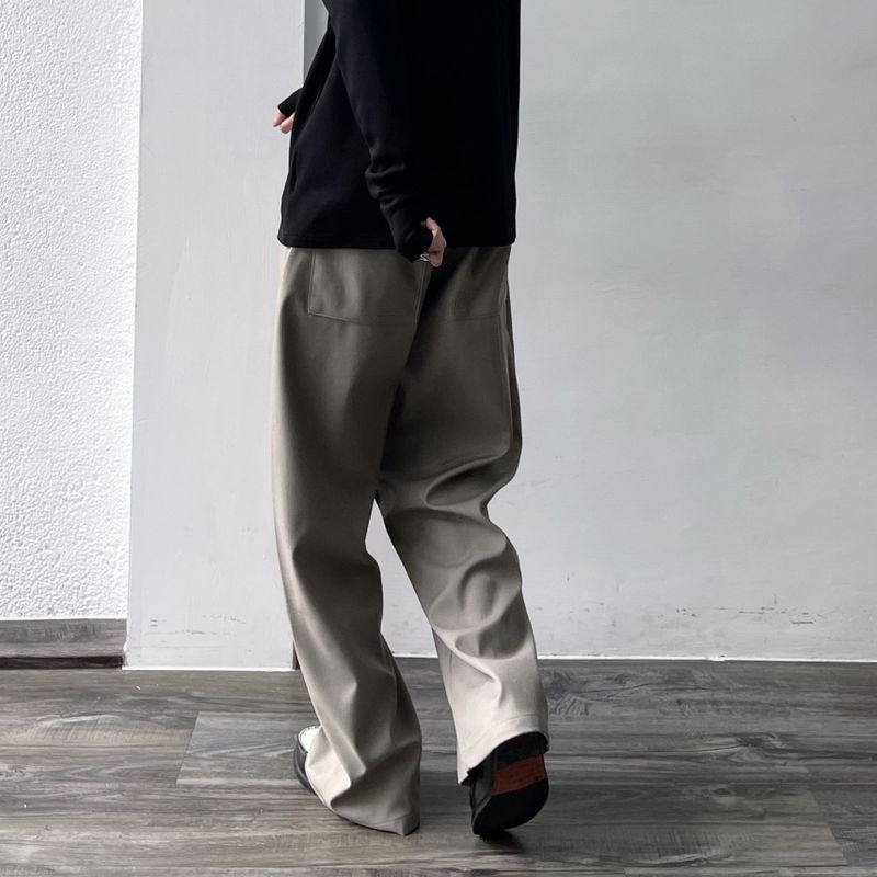 Draped Silhouette Trousers