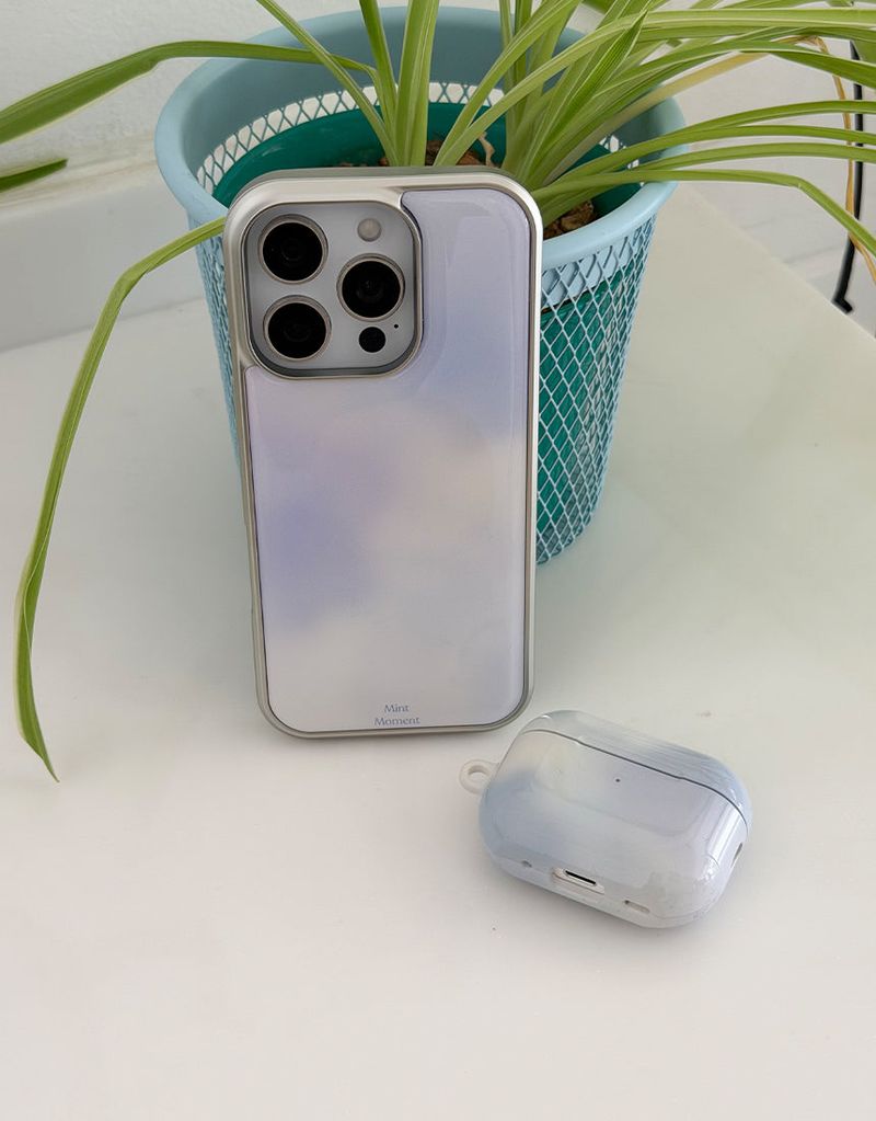 [MADE] IRIS シルバーエポキシ iPhoneケース