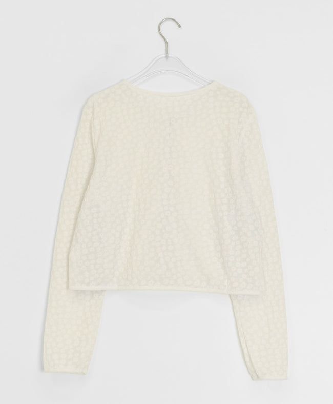 Attle Summer See-Through Flower Cardigan