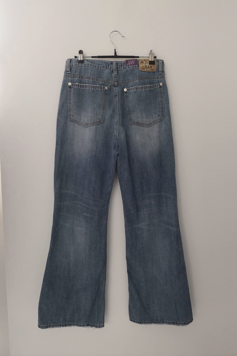 wide boots denim