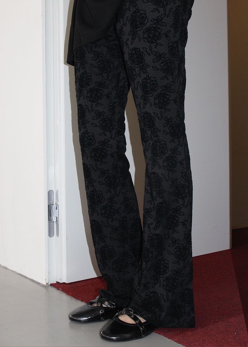 ROSE JACQUARD PANTS