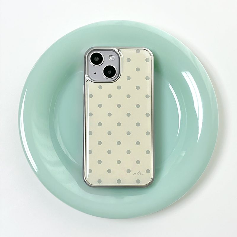 dot epoxy silver bumper case(remon chiffon)
