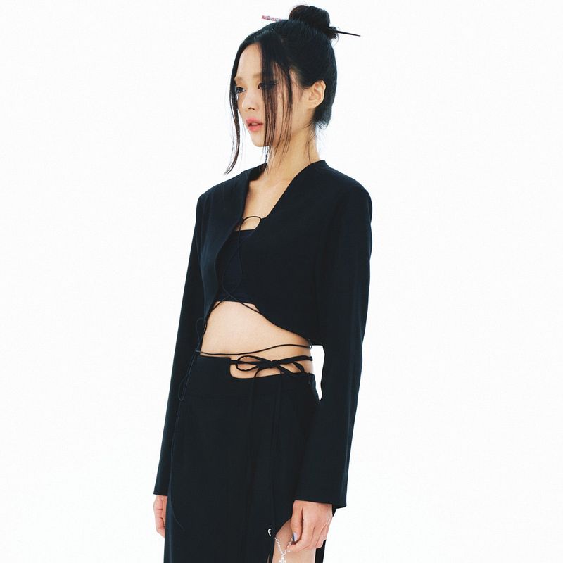 213-ROPE BOLERO JACKET