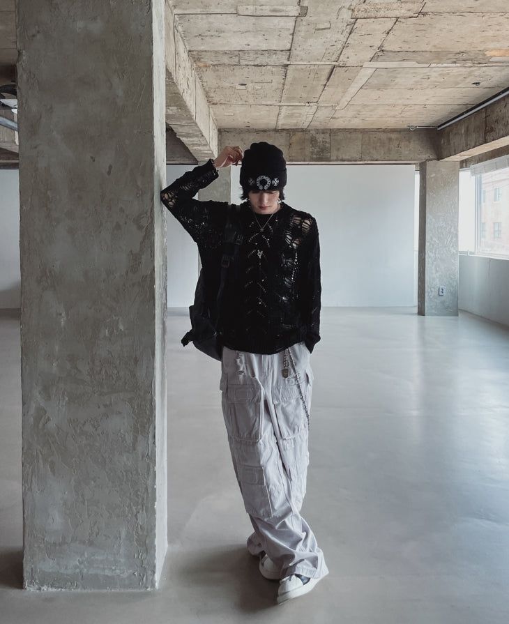 Post multi pocket cargo pants