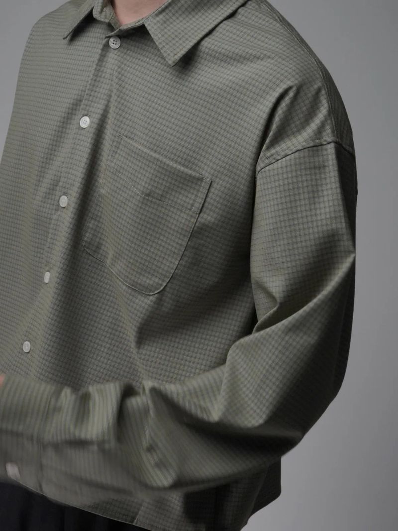 RB53 Boxy Micro-Check Shirt