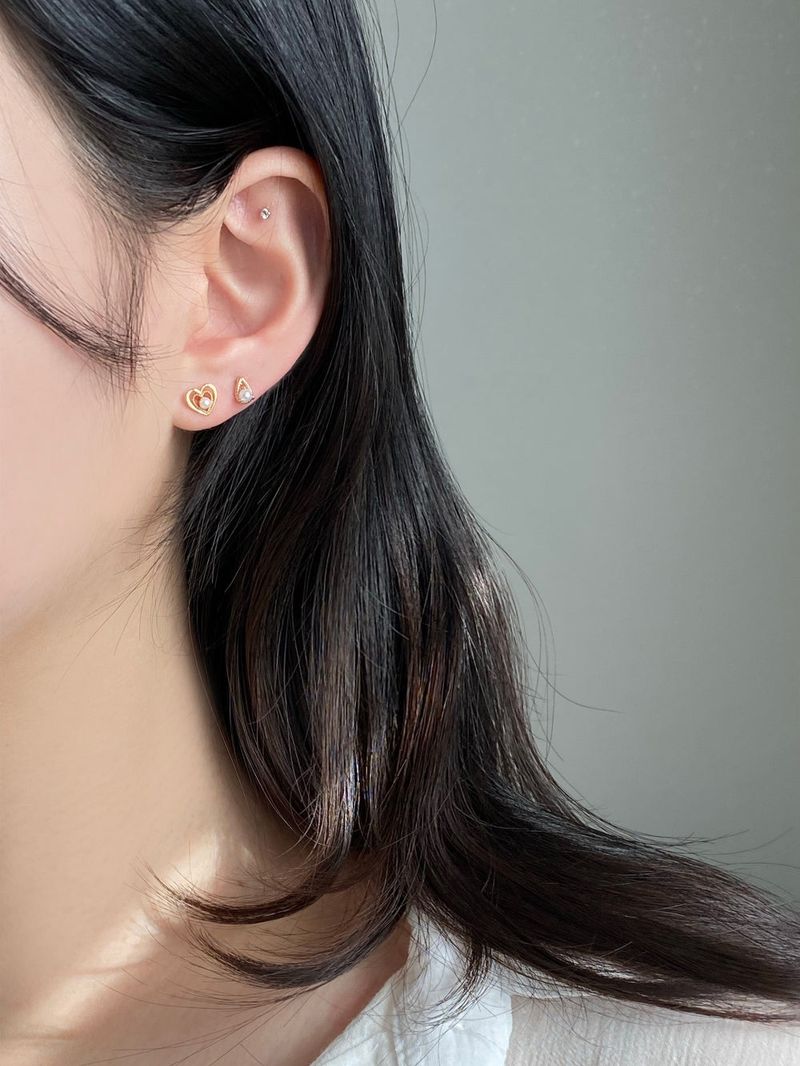 Pearl royal piercing / 2 option / 3 colors