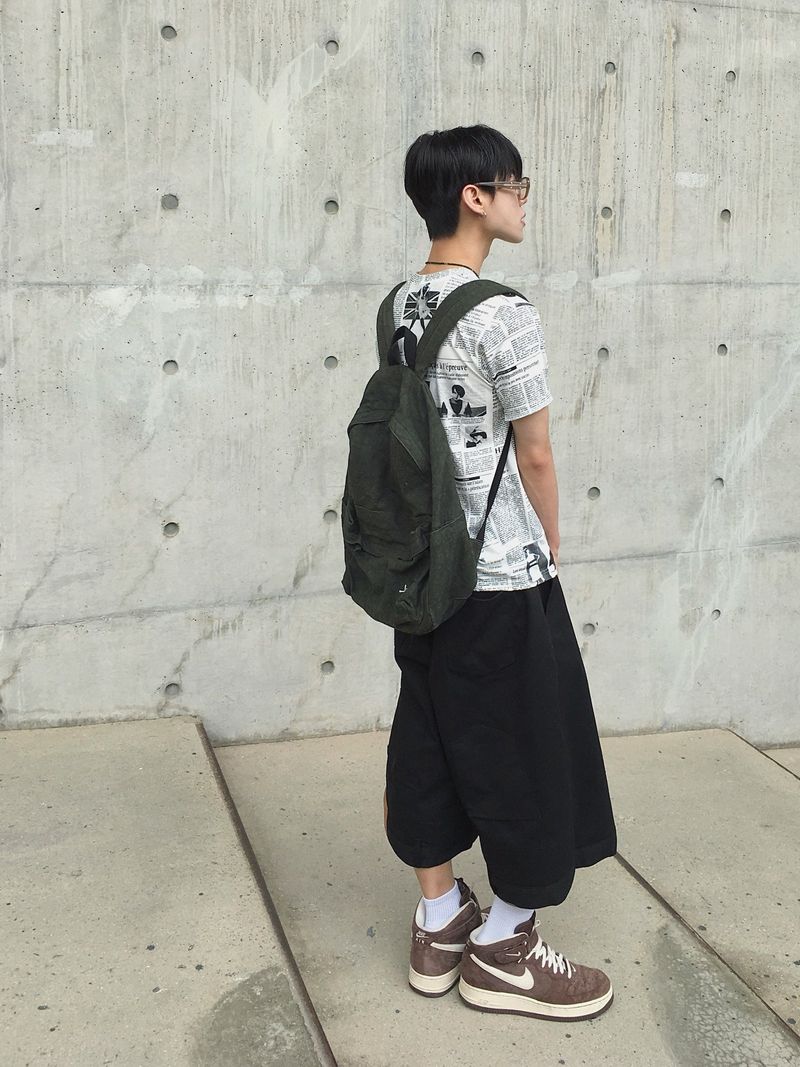 Eva back cargo bermuda pants 3C