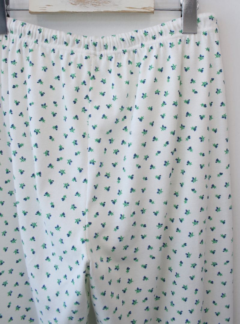 ♡MADE♡ floral leg warmer pants