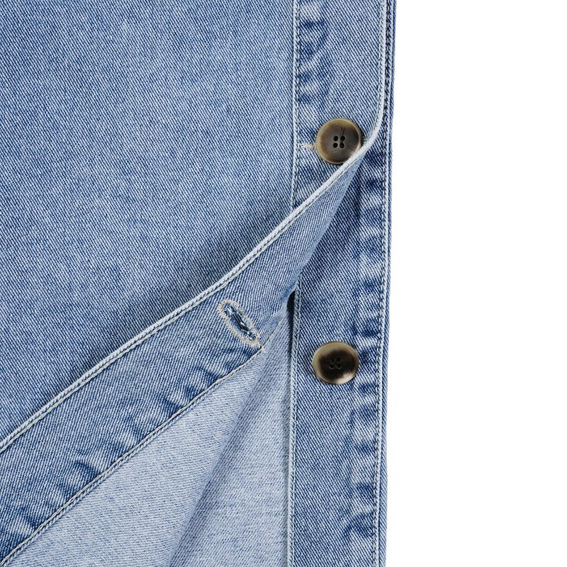 ラップデニムスカート / WRAP DENIM SKIRT_BLUE