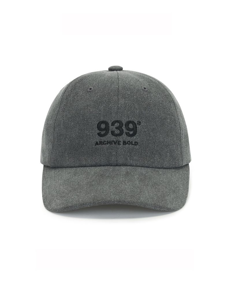 939 DENIM 6-PANEL CAP (CHARCOAL)