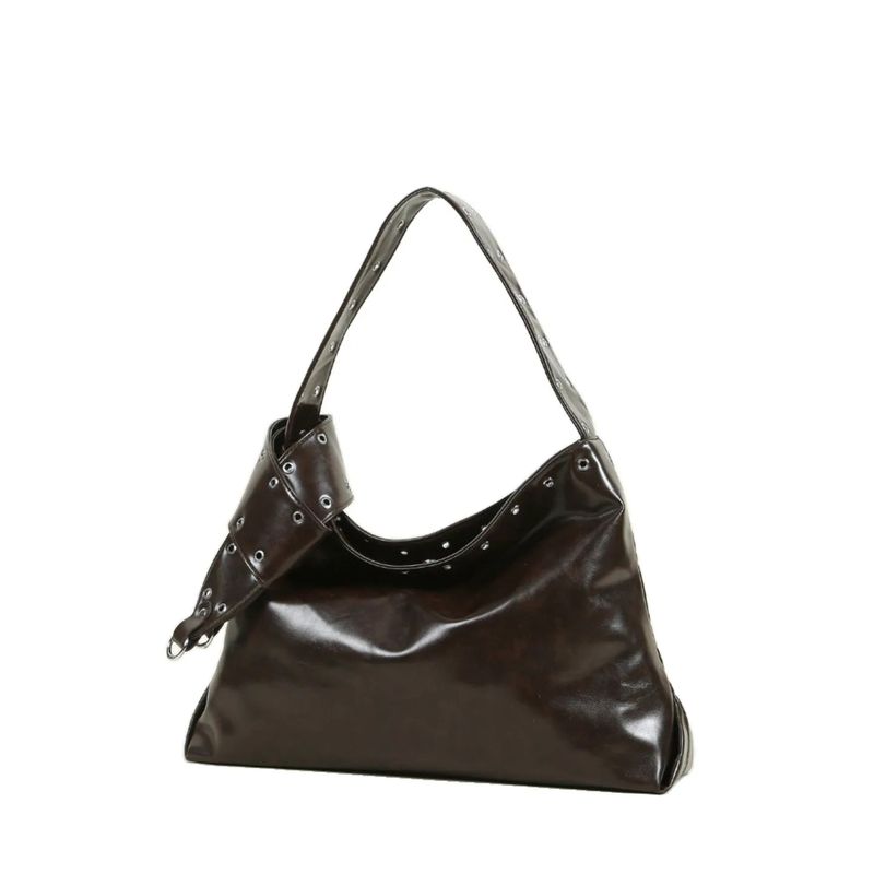 Dara Eyelet Strap Hobo Bag