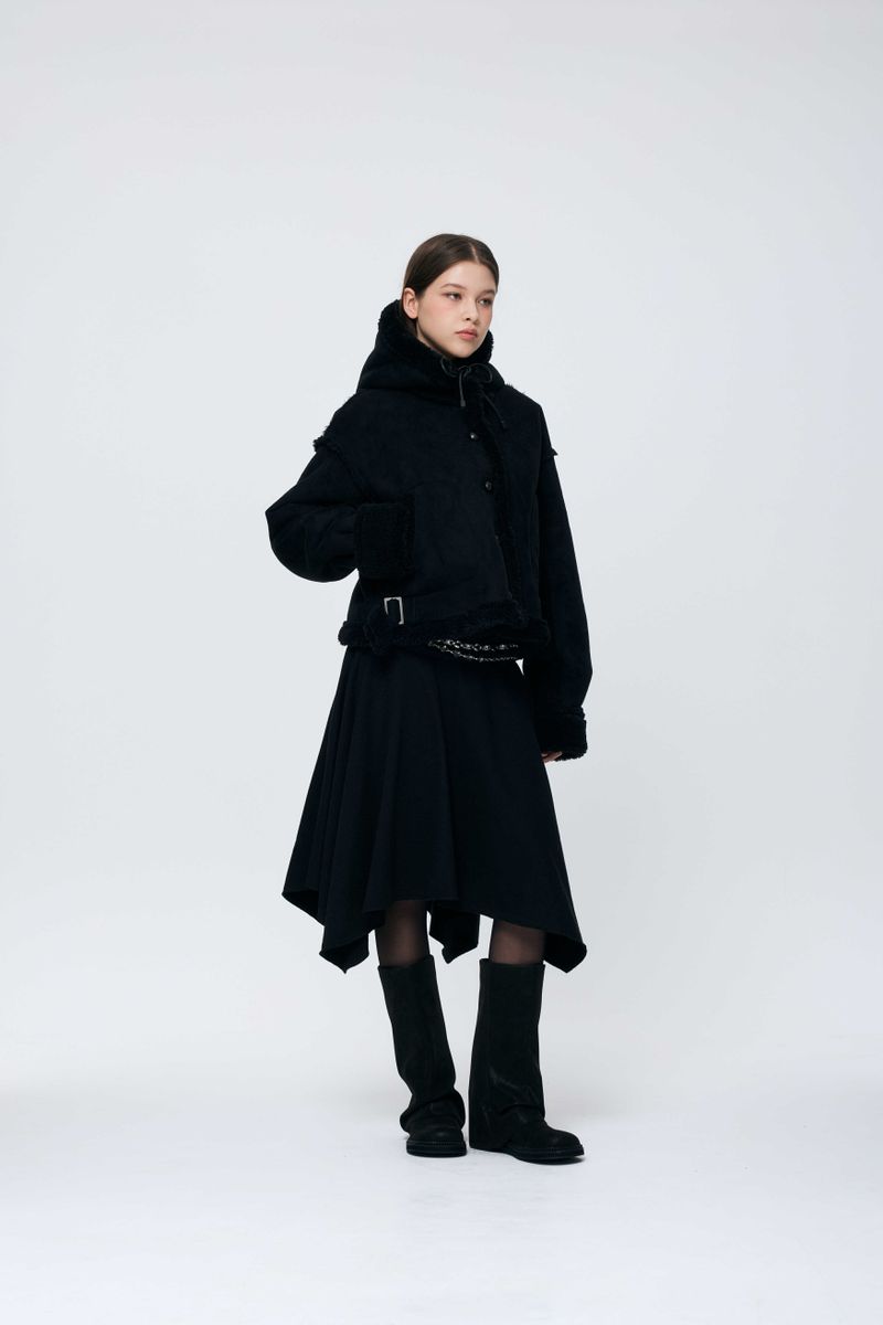 ADORABLE HOOD MUSTANG / BLACK