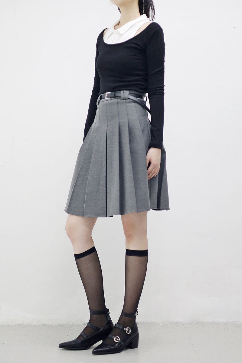 City Buckle Strap Mid Heels