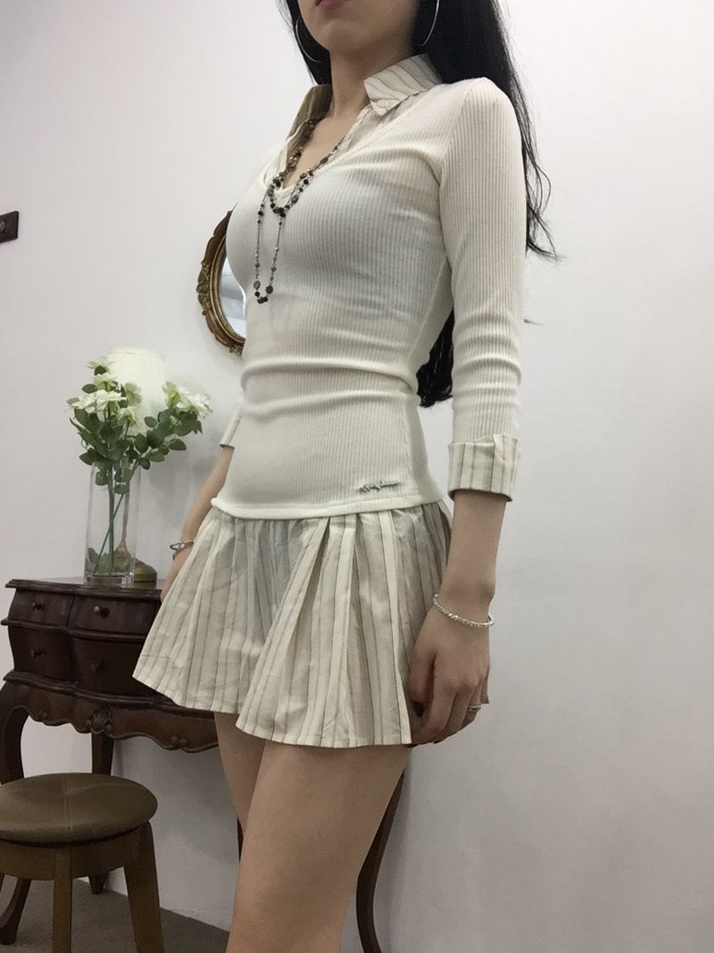 Stripe Warm Dress