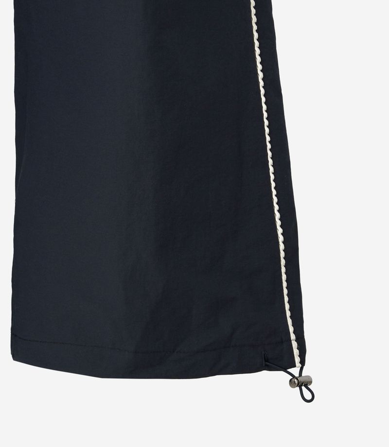 Newalrin emblem nylon wide Pants