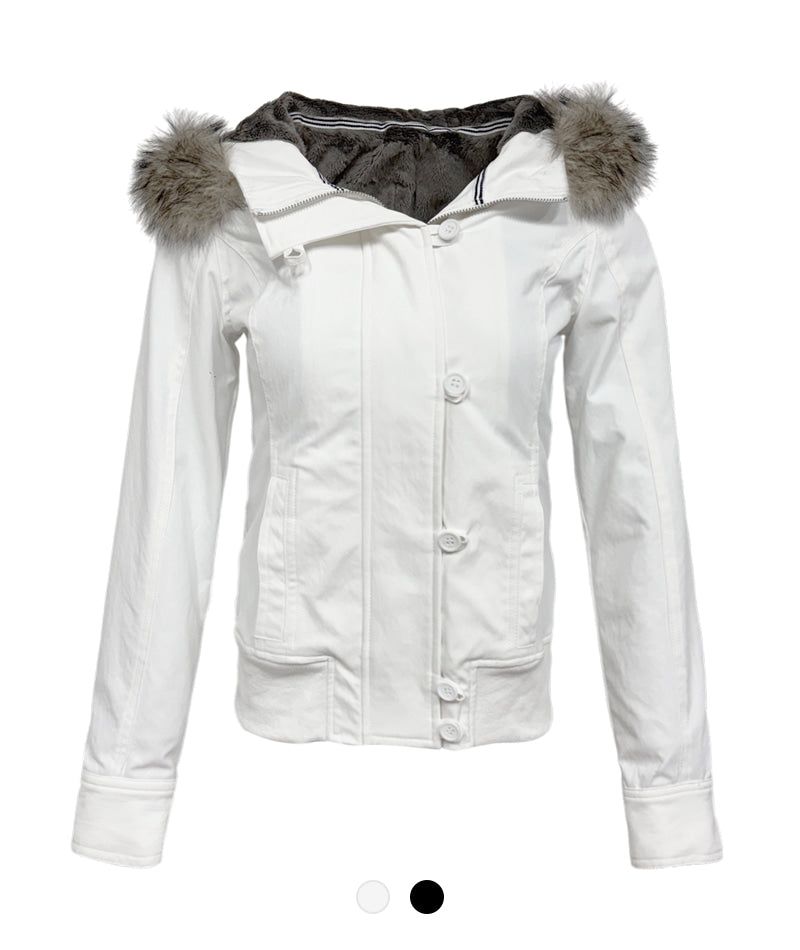 Cozy&Kitsch(コージーアンドキッチ)の「Mode Fur-Hood Short Jumper(Jackets/Outerwear)」