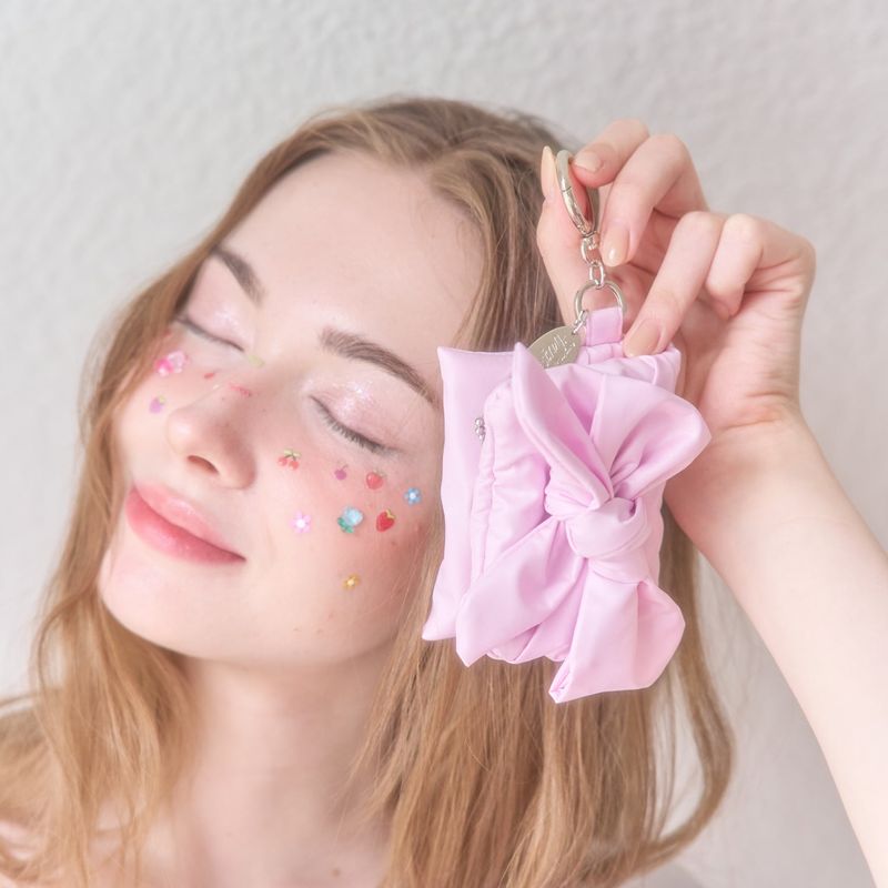 Ribbon wallet_pink