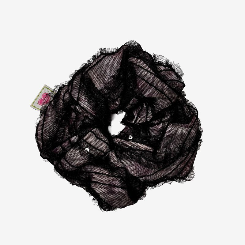 atta(アッタ)の「ドロウンド イン シークレッツ シュシュ Ver.2 (Violet)(ヘアアクセサリー)」