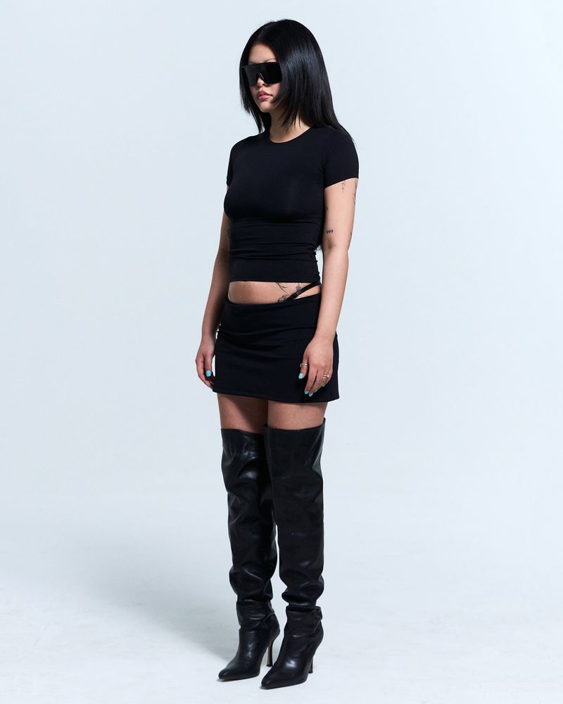 [BLACK] SKINA SKIRT