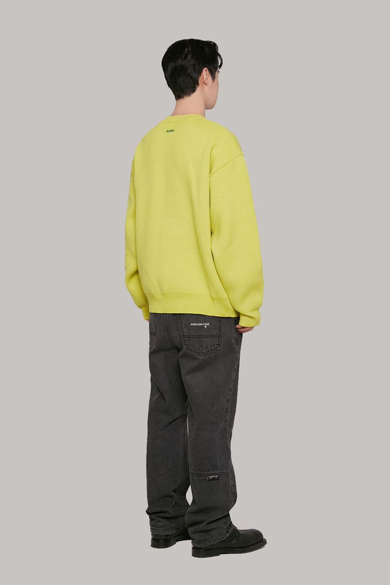 HTT Jacquard Knit_Lime