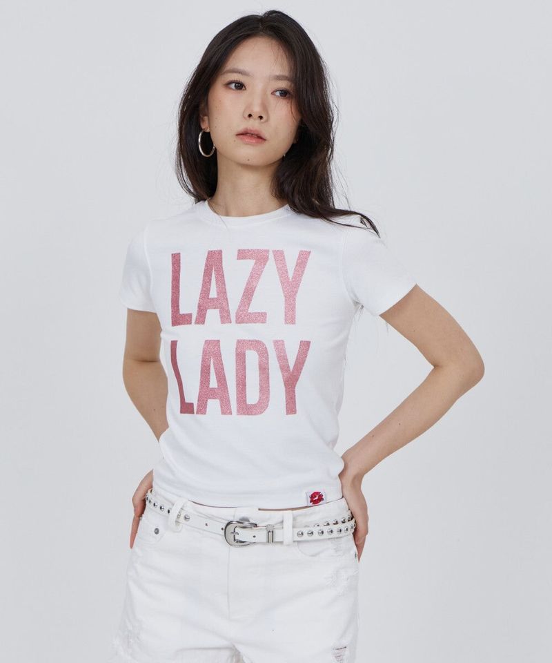 CONY LAZY LADY TEE / WHITE