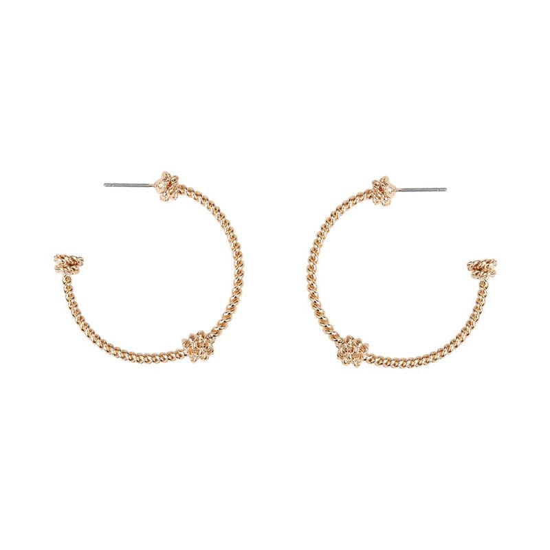 JAMIE&BELL(ジェイミーアンドベル)の「knot ring earrings(Accessories)」