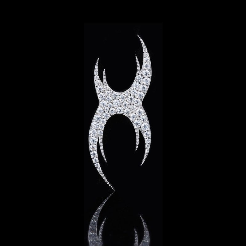 SEXXDEVIL（セックスデビル）の「SEXXDEVIL“XX”エイリアンライクピアス（シングル)（アクセサリー）」