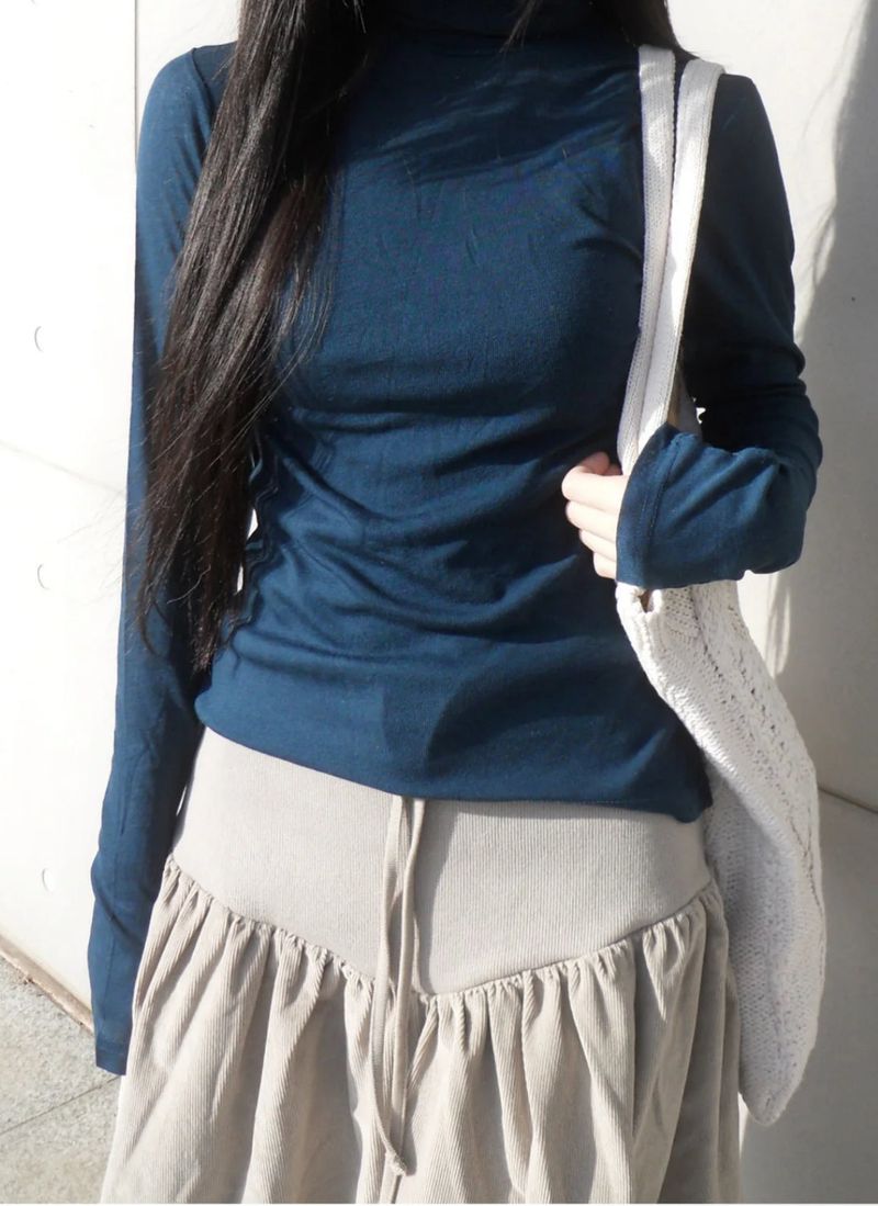 knit shoulder bag