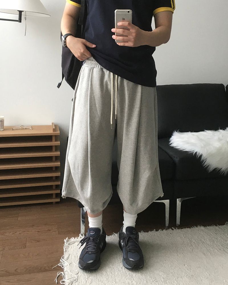 Drop Bermuda Bonded Sweatpants