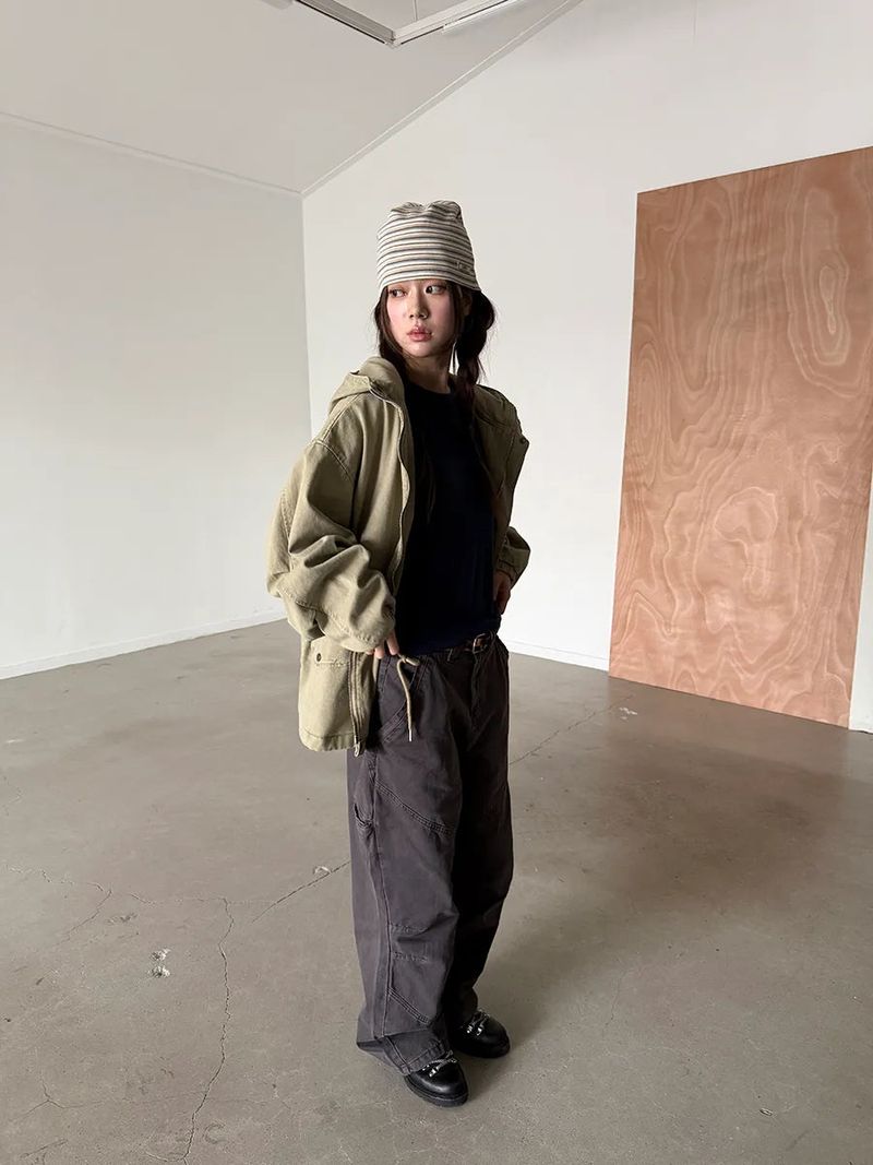 diagonal line pants