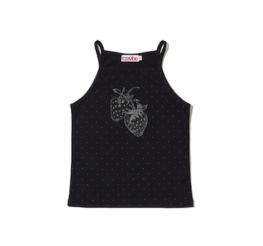 DOT STAR STRAWBERRY SLEEVELESS