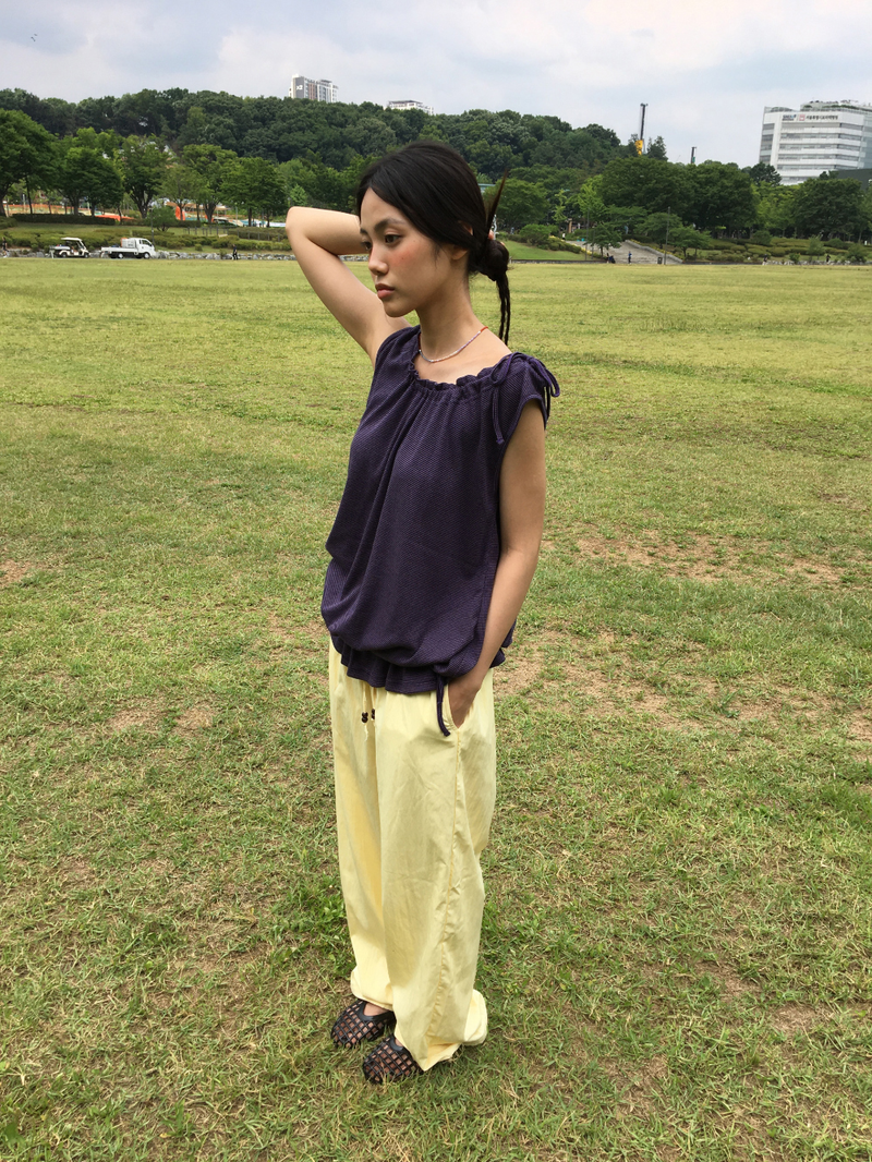 Park Wood String Pants (3color)