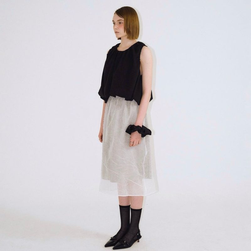 Frill Balloon Top - 3colors