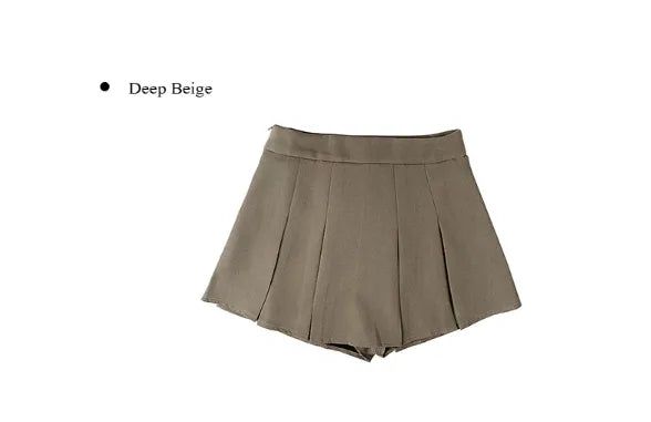 Mea Flare Pleats Mini Skirt
