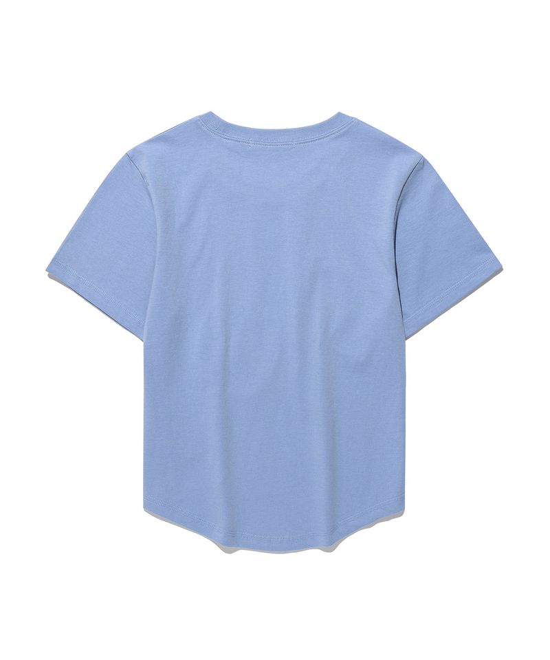 Messy Kiss Logo Tee Blue (KIB6MFT504A)