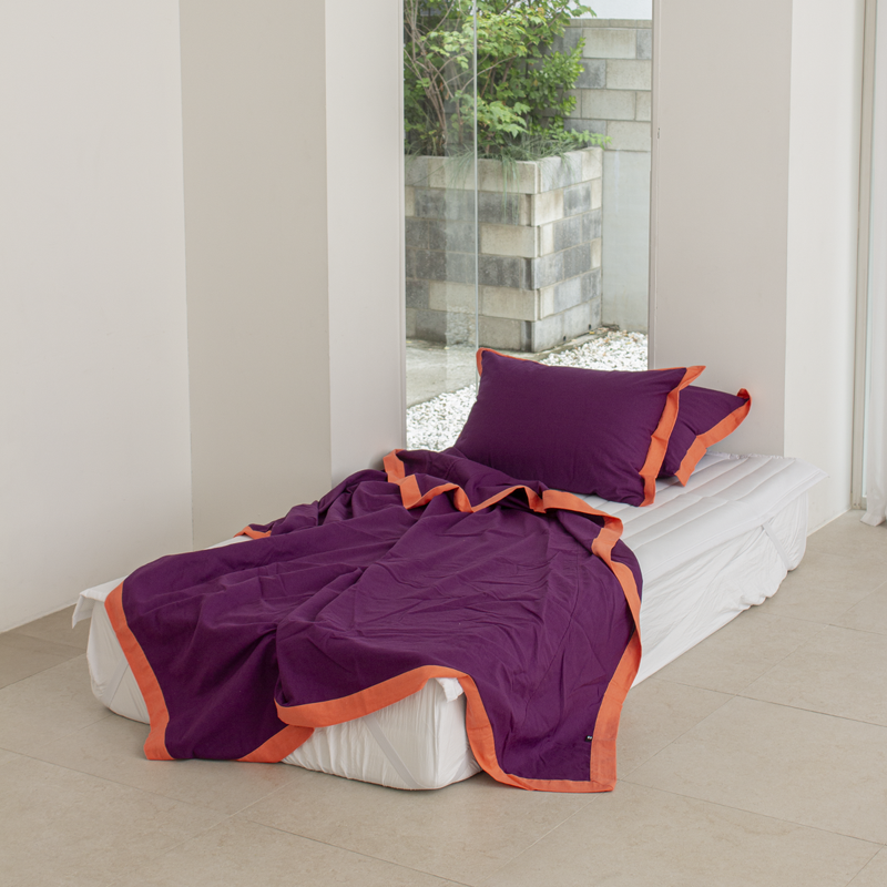  Linen-Cotton Lightweight Blanket - Q size