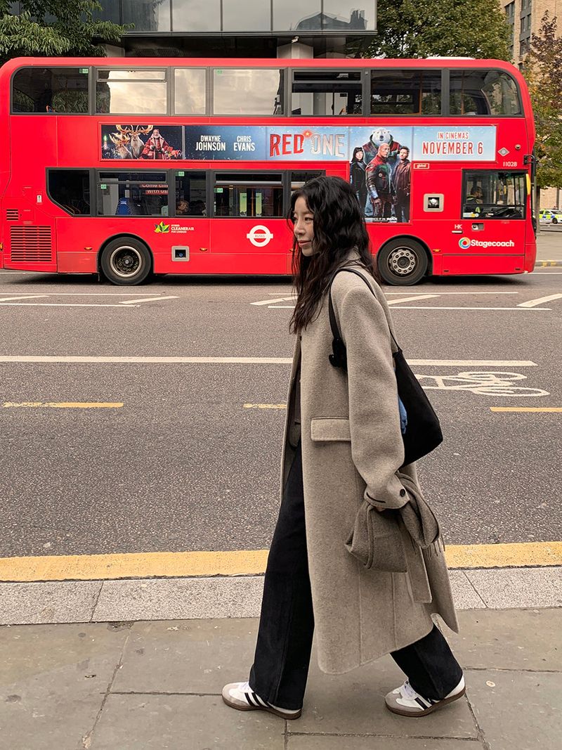 [MADE] Elton Stitch Wool Handmade Long Coat